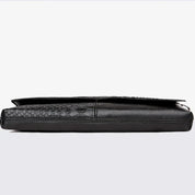 Clara | Retro Leather Shoulder Bag with Crocodile Pattern