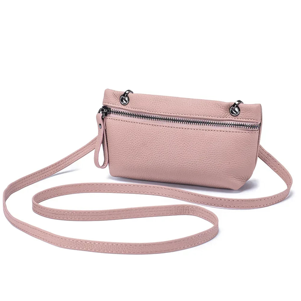 Elena | Small Compact Shoulder Bag Made of Faux Leather