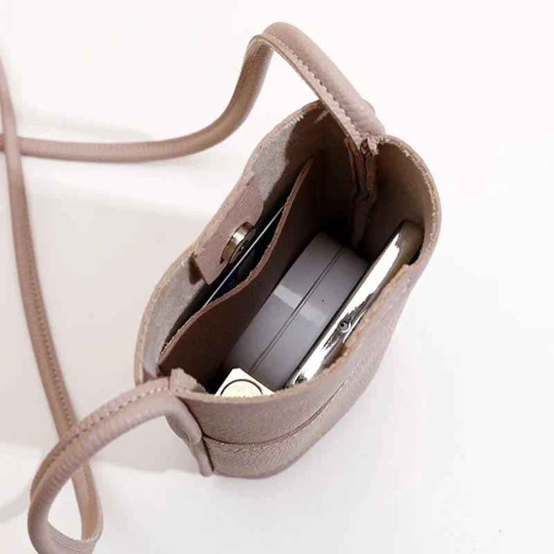 Clara | Stylish Small PU Leather Crossbody Bag