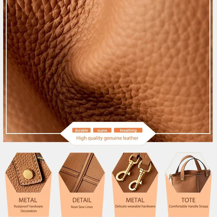 Aurora | Elegant Genuine Leather Crossbody Sling Handbag