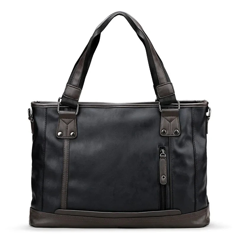 Jack | Stylish Men's PU Leather Travel Crossbody Messenger Bag