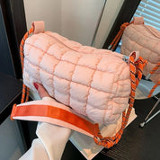 Eva | Quilted Waterproof Nylon Crossbody Travel Shoulder Bag