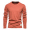 Long-sleeve casual crewneck tee for men-6