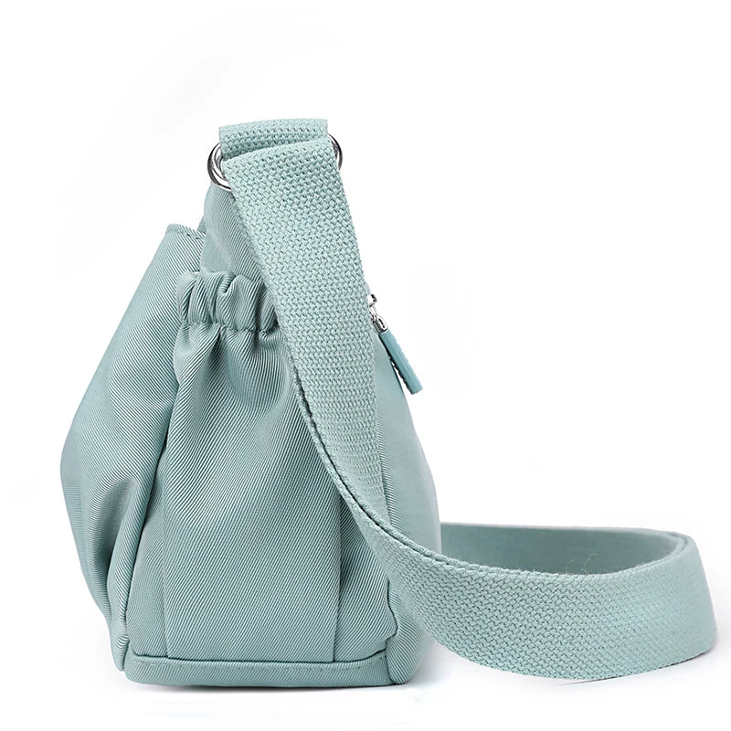 Isla | Nylon Multi-Pocket Shoulder Bag