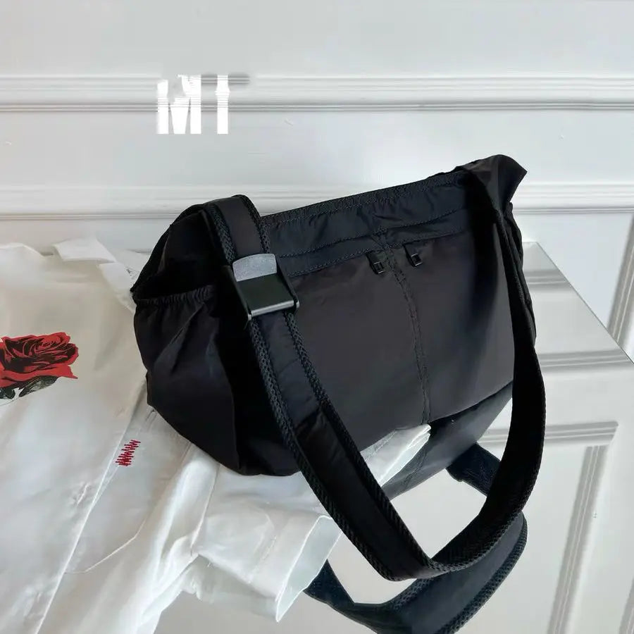 Isabel | Lightweight Waterproof Nylon Crossbody Messenger Bag