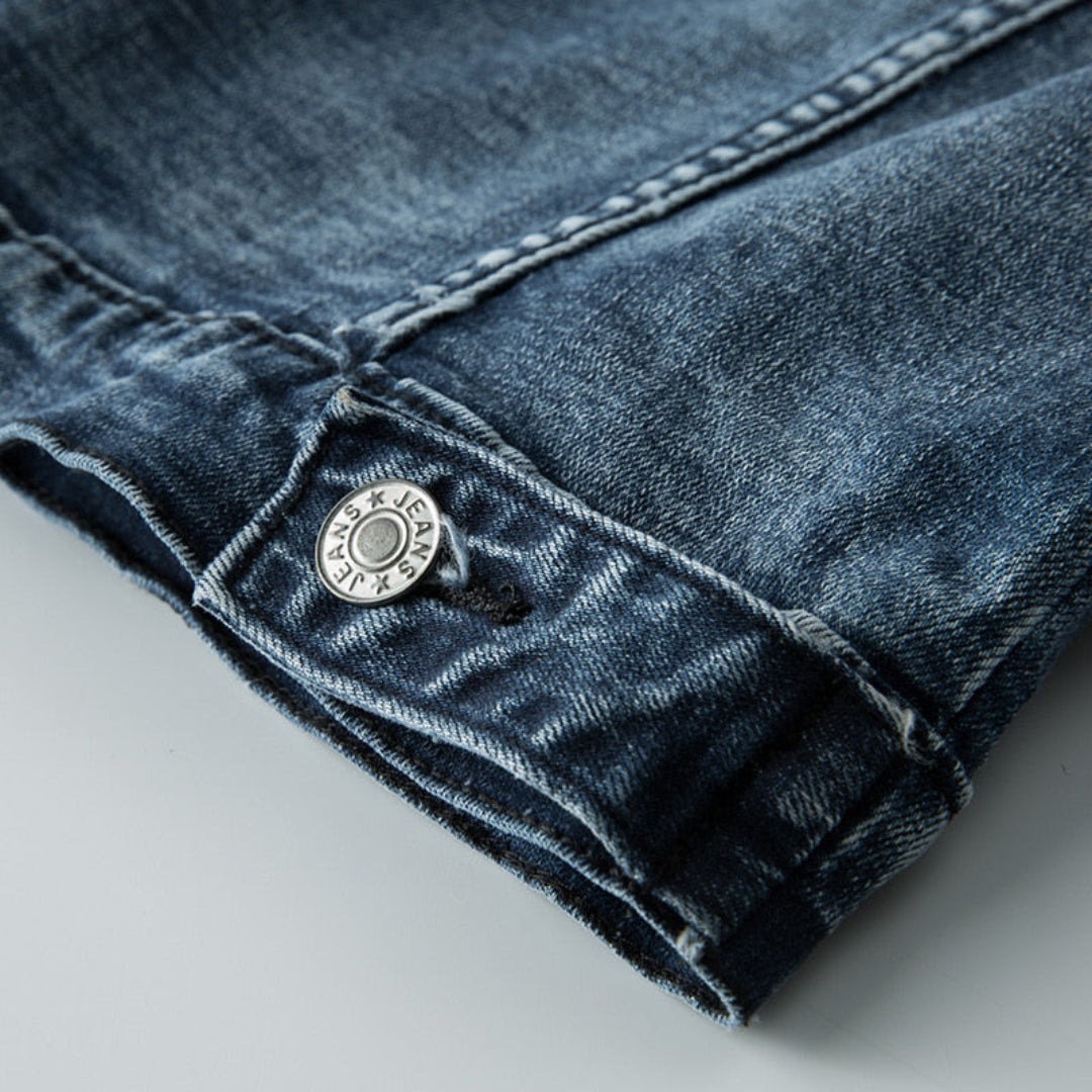 Men's button down the long -sleeved jacket | Convenient-5