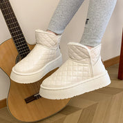 Women's waterproof chunky sole boots-2