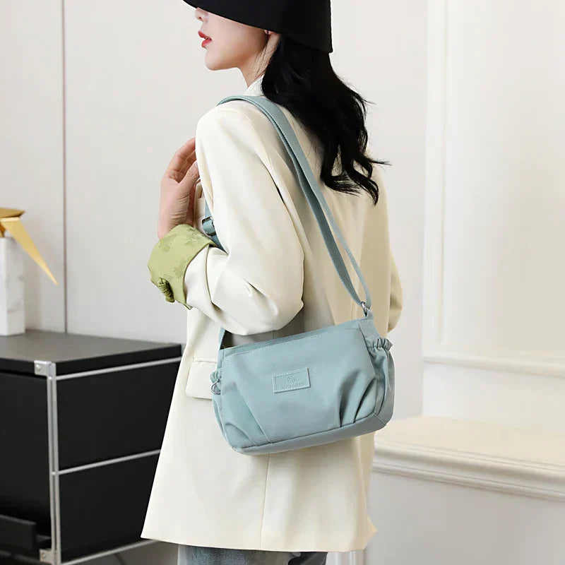 Isla | Nylon Multi-Pocket Shoulder Bag