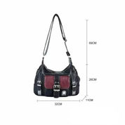 Leila | Vintage PU Leather Women's Crossbody Handbag