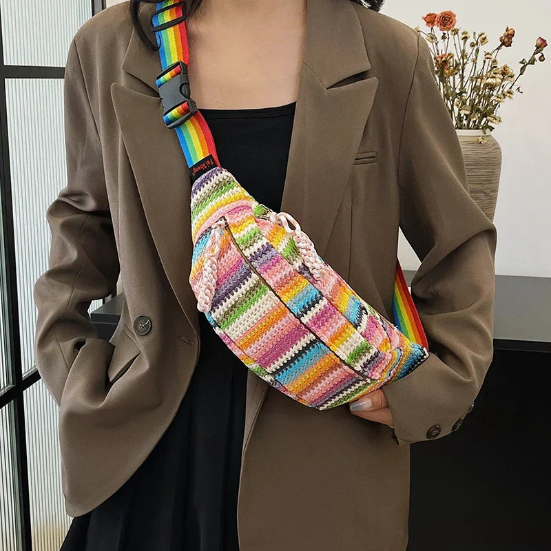 Lena | Casual Knit Hip Bag Crossbody