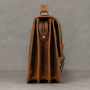 Daniel | Men's Leather Crossbody Messenger Laptop Bag Travel Bag