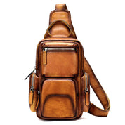 Liam | Vintage Cowhide Leather Shoulder Bag Travel Bag