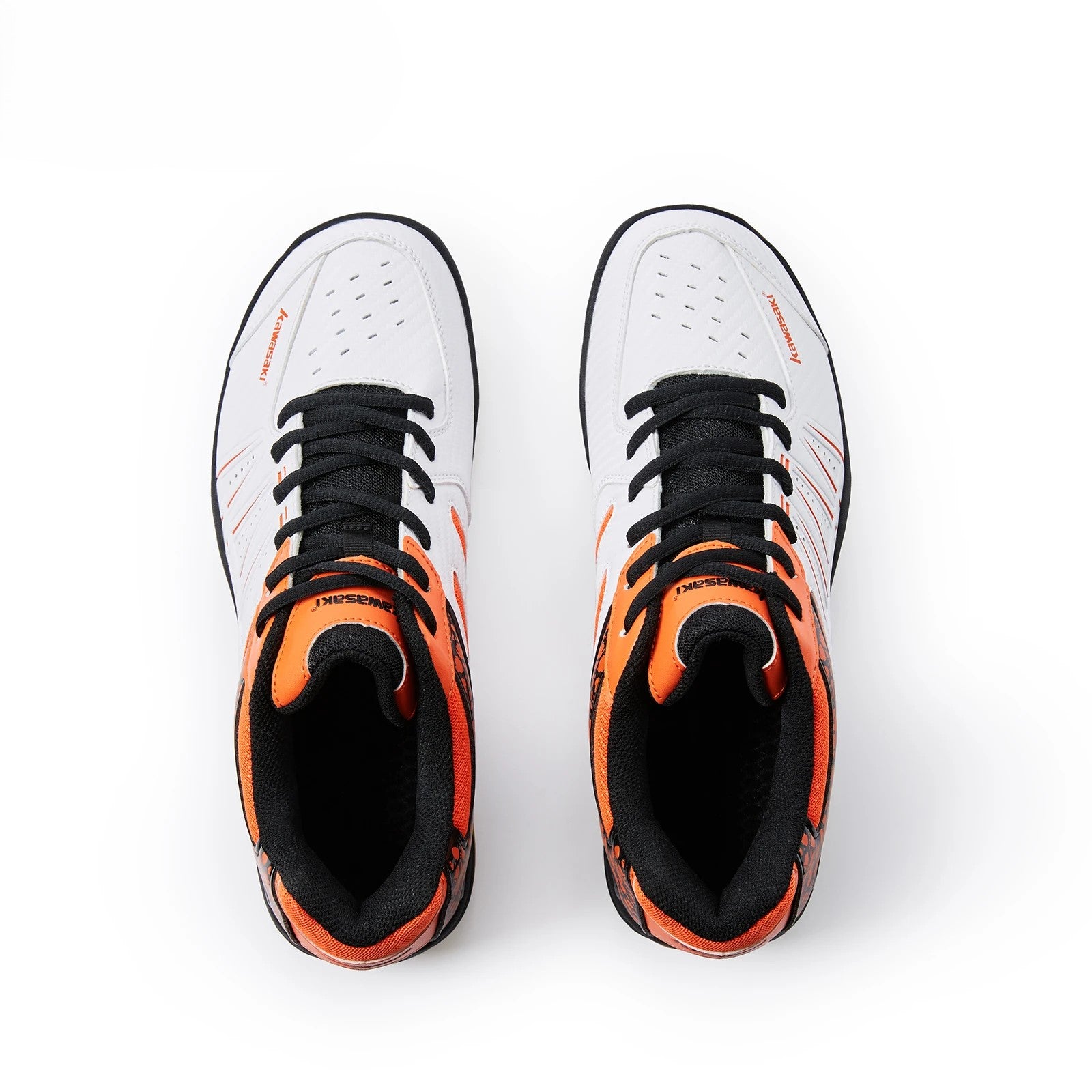 White & Orange