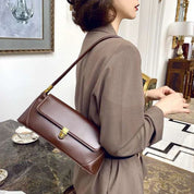 Ava | Vintage Imitation Leather Messenger Bag