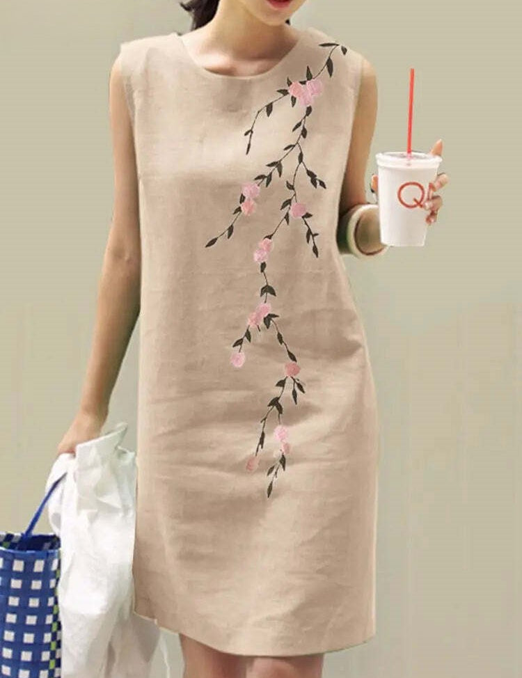 SOFIA | Floral Embroidery Dress