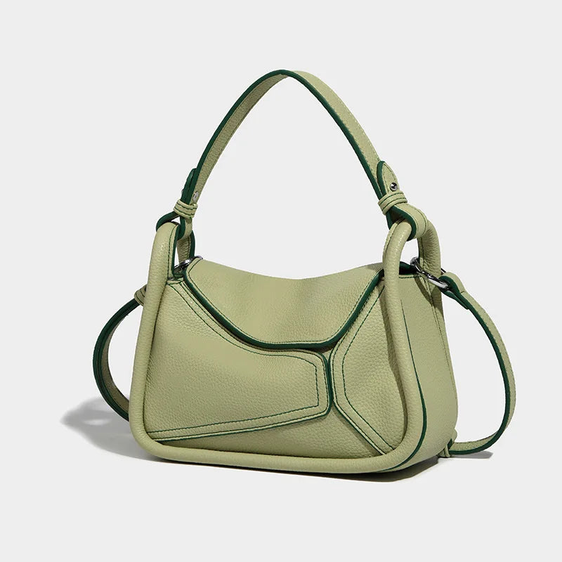 Amara | Geometric PU Leather Crossbody Sling Handbag