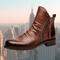 Leather Knee-High Boots-5