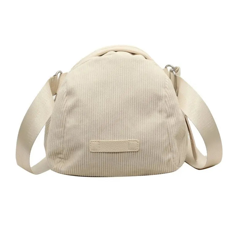 Eva | Simple Corduroy Shoulder Bag