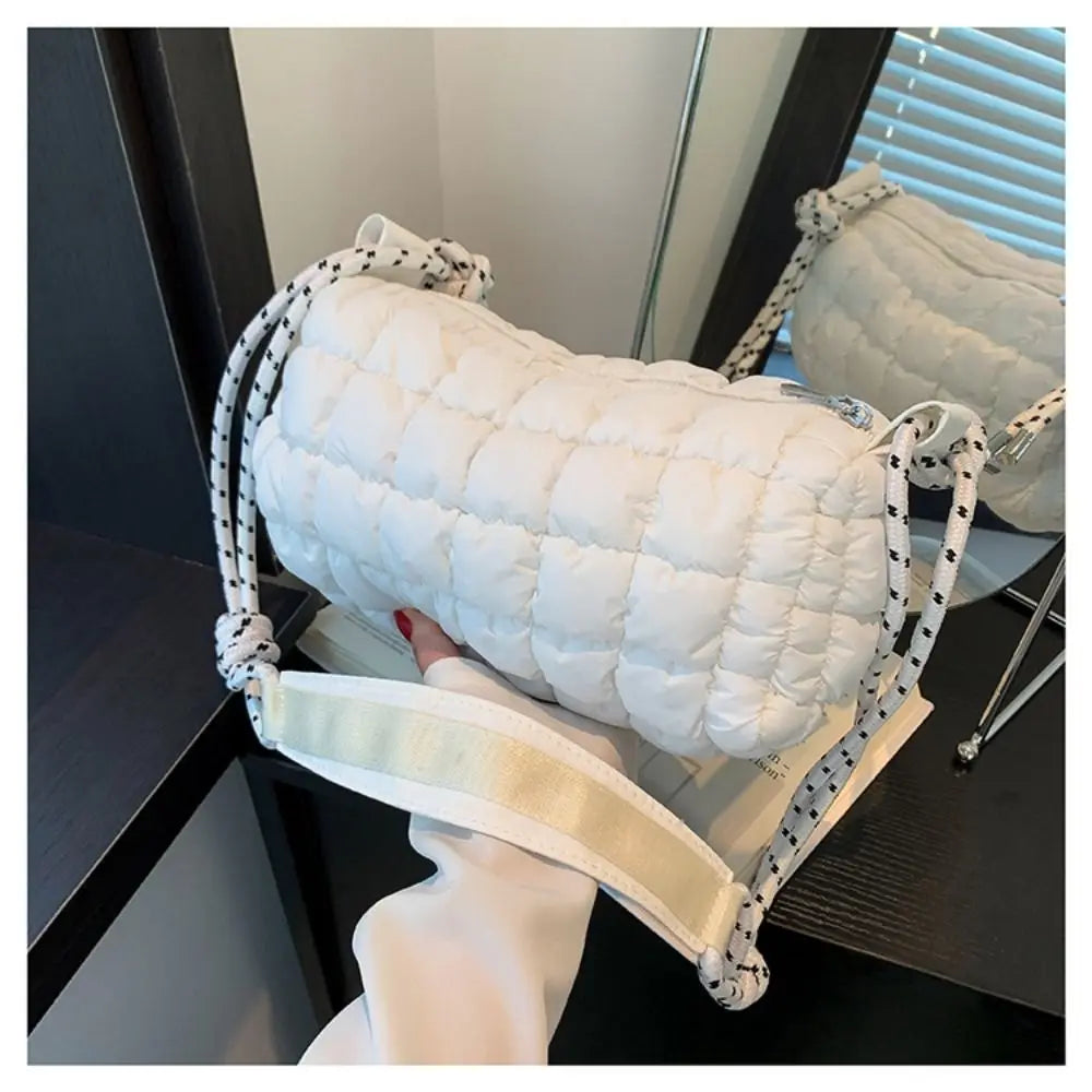 Eva | Quilted Waterproof Nylon Crossbody Travel Shoulder Bag