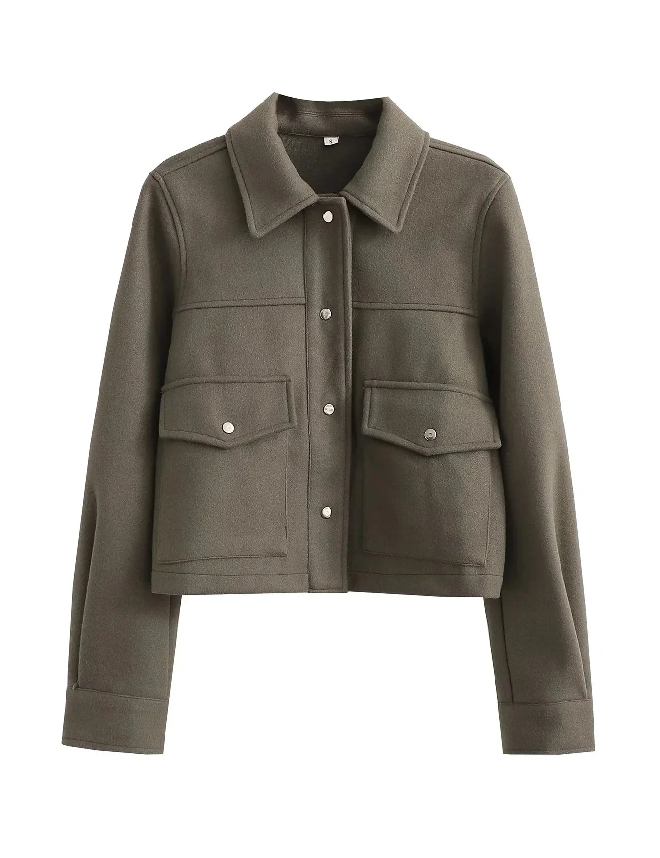 FIONA | Short Jacket with Front Pockets Style