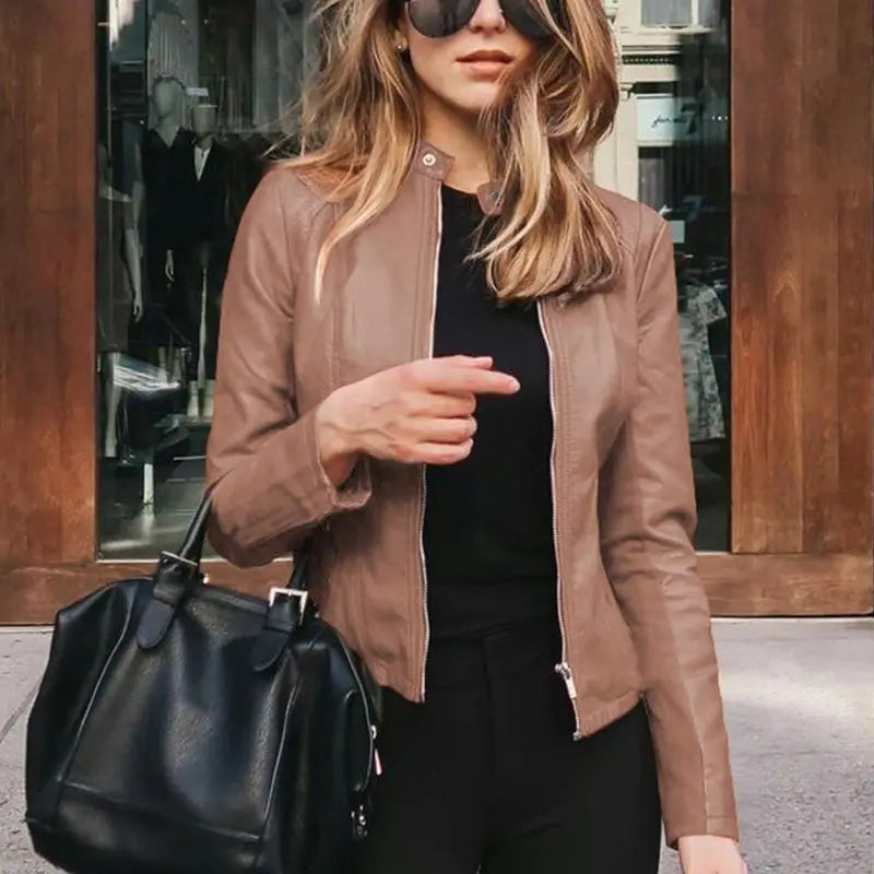 Harriet | Chic Zip-Up Moto Jacket