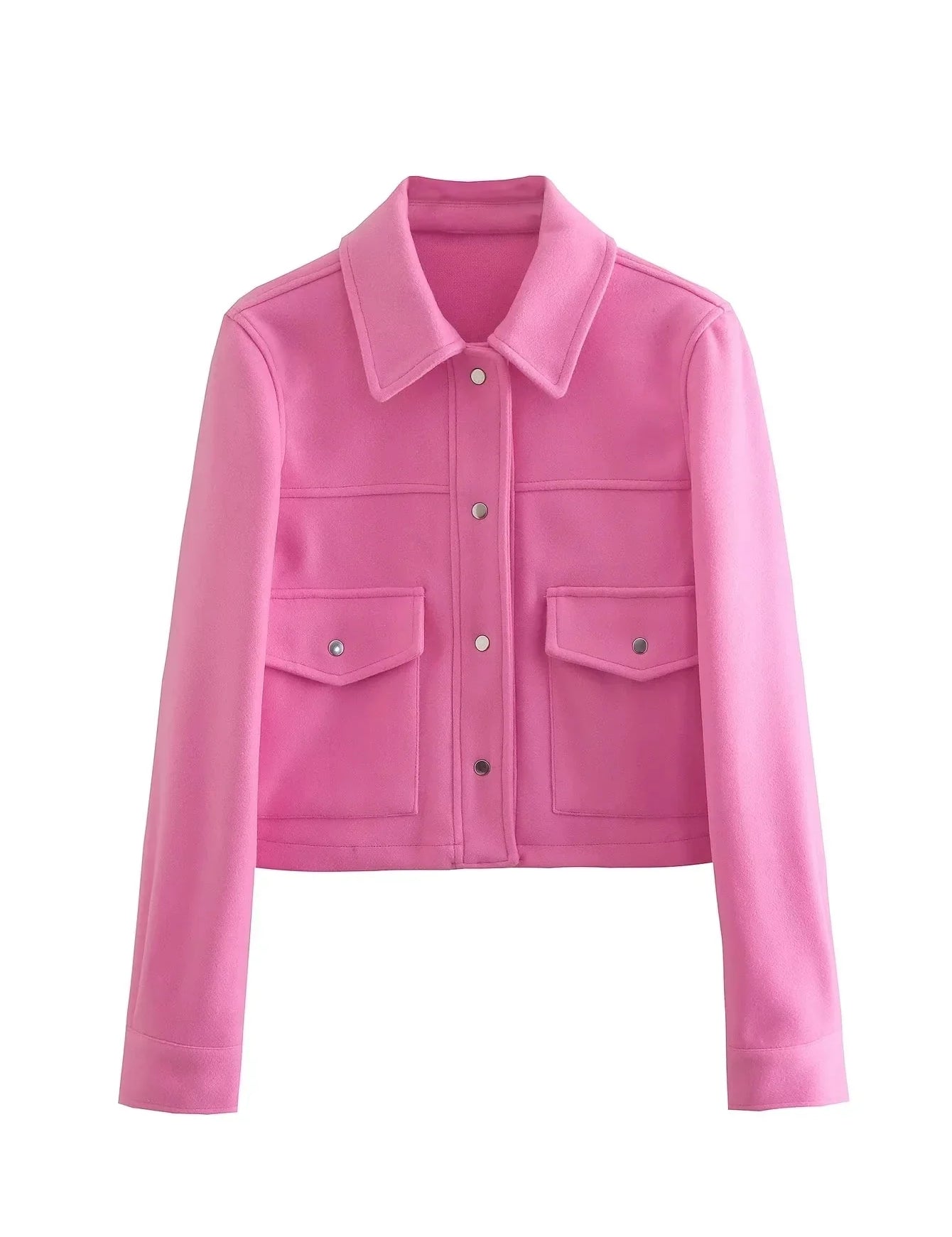 FIONA | Short Jacket with Front Pockets Style