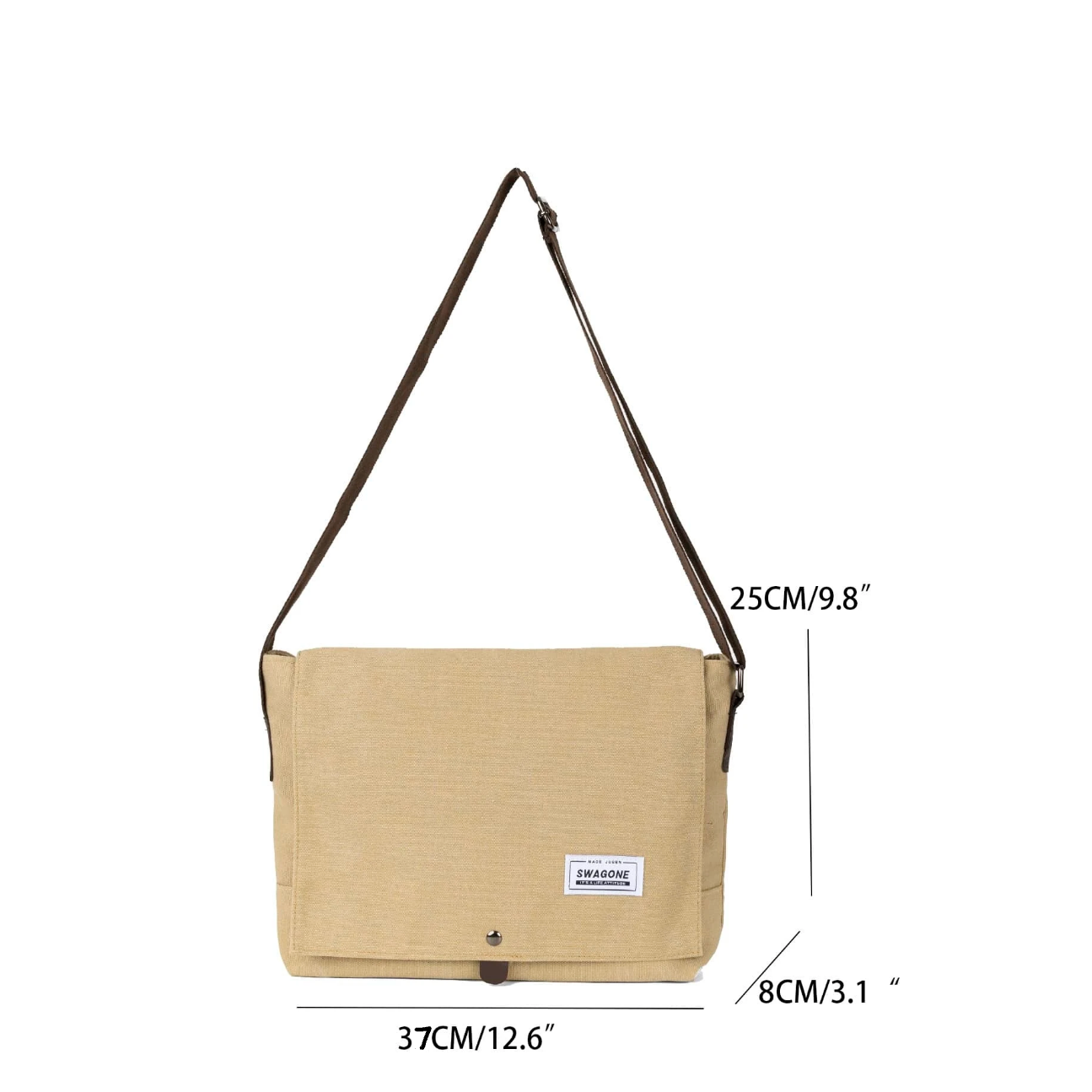 Chloe | Vintage Crossbody Messenger Bag