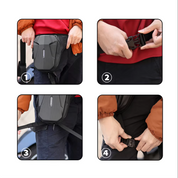 Jaxon | Expandable Waterproof Motor Drop Leg Hip Bag