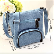 Lena | Mini Denim Crossbody Bag