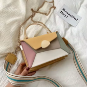 Mila | Geometric Charm Chain Satchel