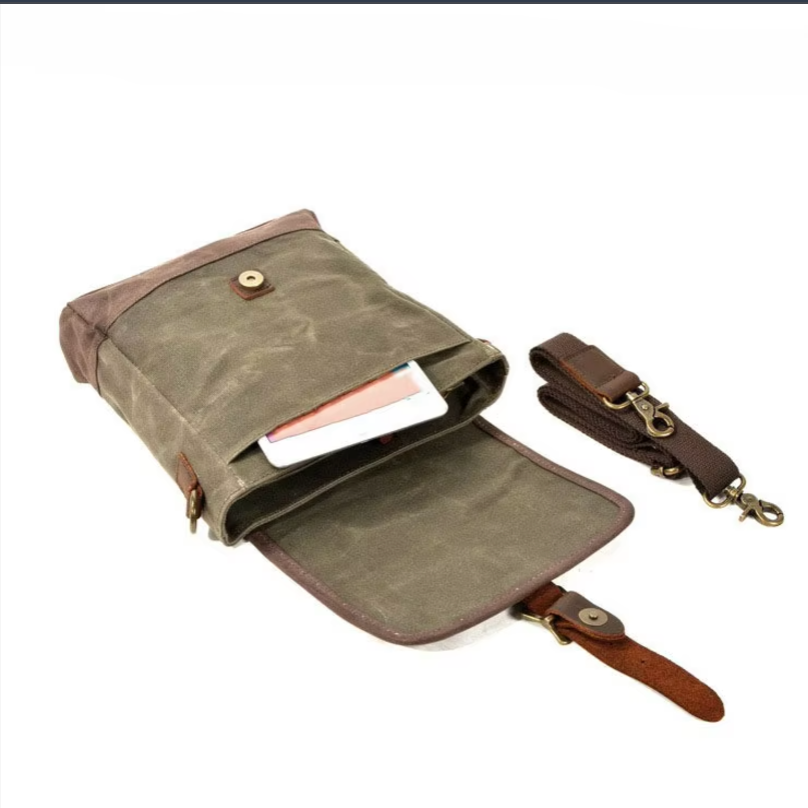 Gert | Small Canvas Travel Shoulder Bag for Men