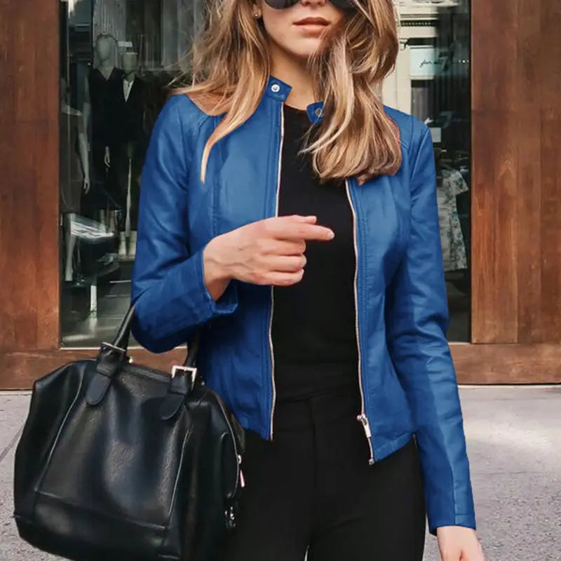 Harriet | Chic Zip-Up Moto Jacket