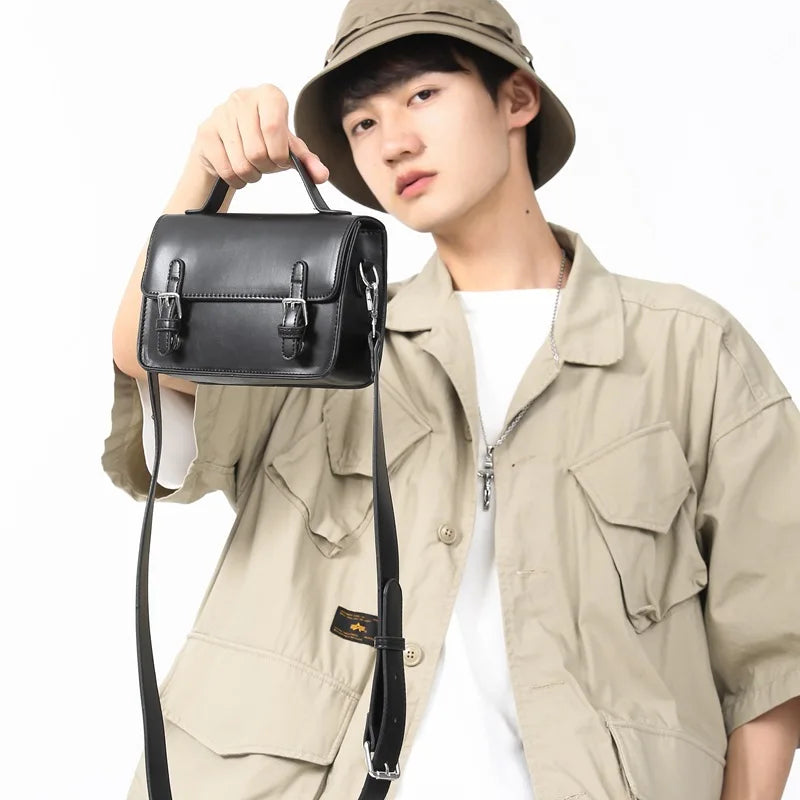 Liam | Men's Trendy Small Leather Crossbody Sling Bag