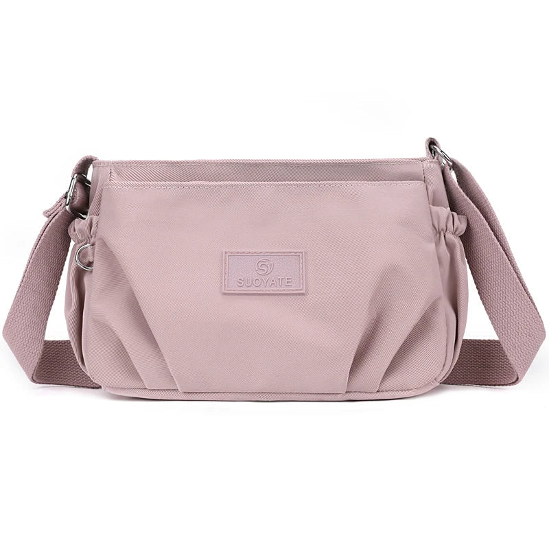 Isla | Nylon Multi-Pocket Shoulder Bag
