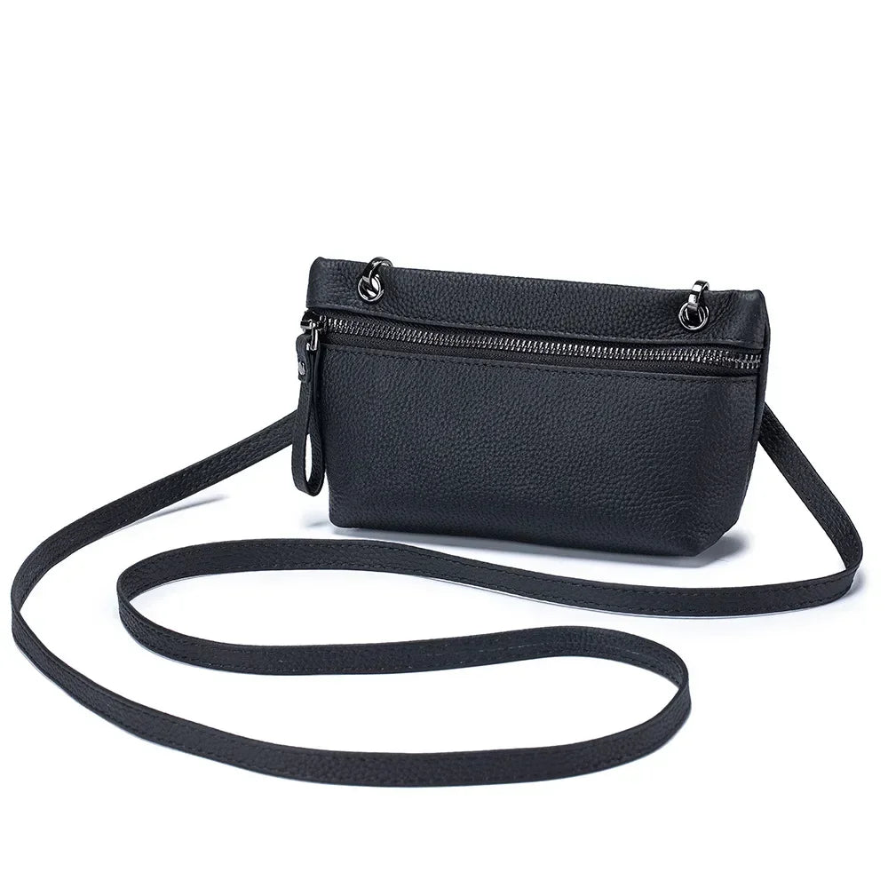 Elena | Small Compact Shoulder Bag Made of Faux Leather
