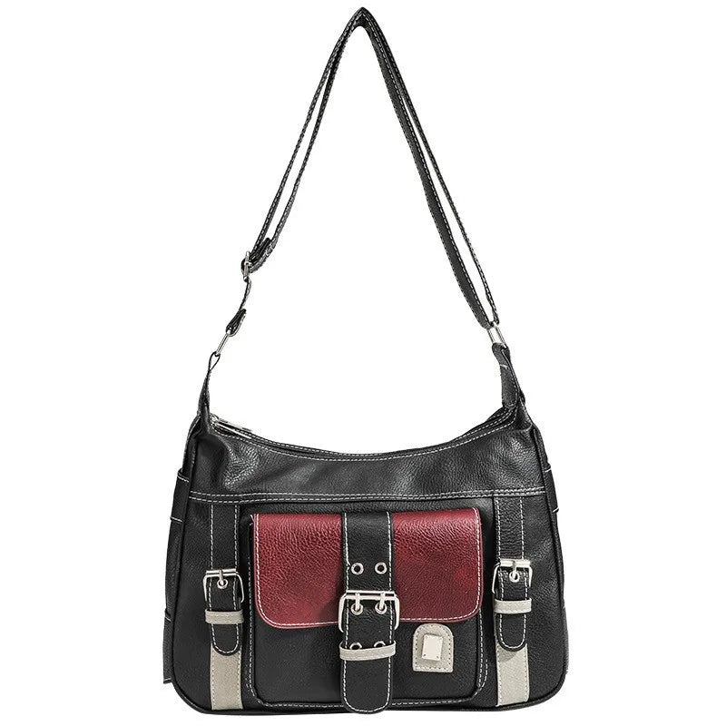 Leila | Vintage PU Leather Women's Crossbody Handbag