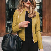 Harriet | Chic Zip-Up Moto Jacket