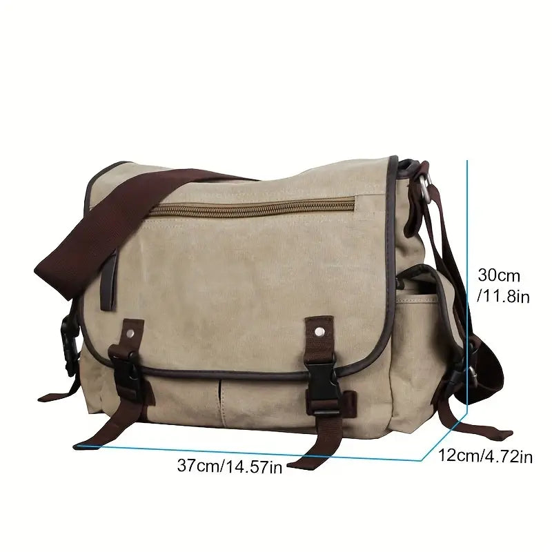 Joris | Canvas 14-Inch Laptop Shoulder Bag
