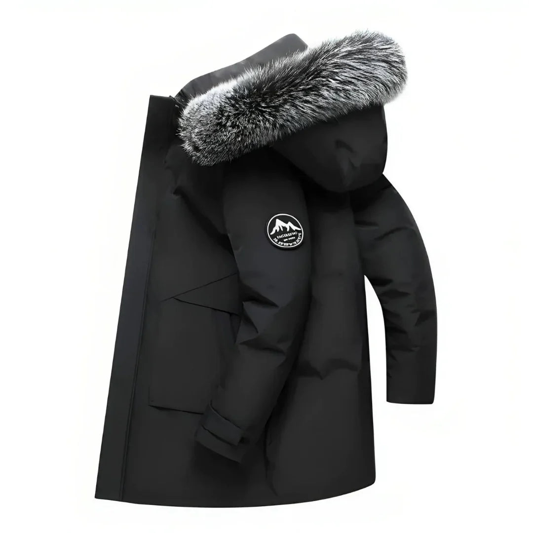 Men Winter hood parka jacket | Warmth-6