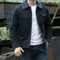 Men's warm winter jacket | Down button-1