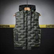 Luca Hooded Bodywarmer | Stylish Quilted Vest for Men