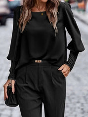 Adrianna | Sophisticated Long-Sleeve Blouse