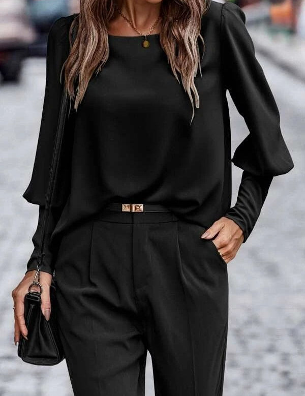 Adrianna | Sophisticated Long-Sleeve Blouse