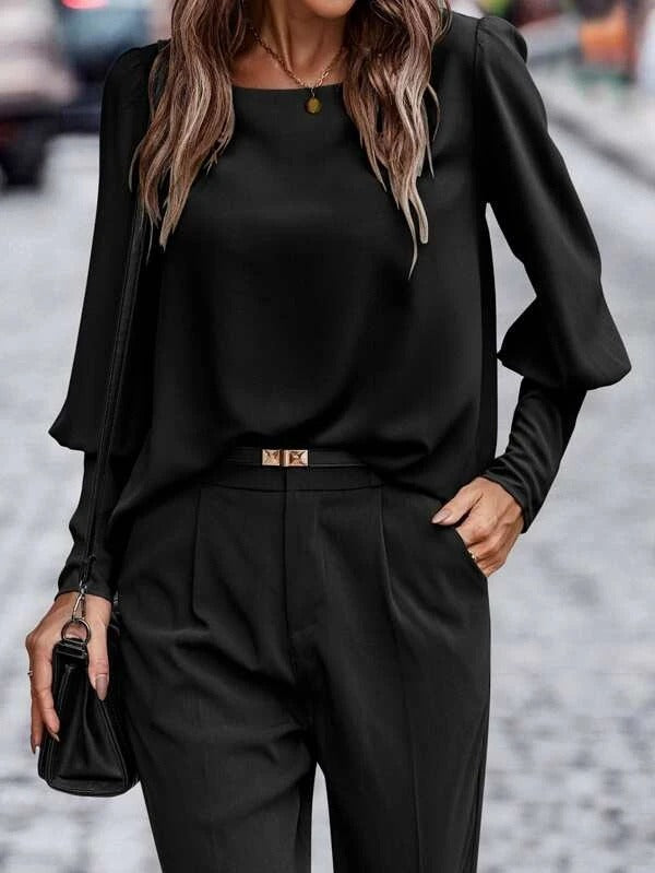 Adrianna | Sophisticated Long-Sleeve Blouse