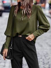 Adrianna | Sophisticated Long-Sleeve Blouse
