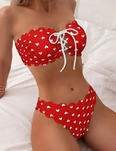 CATH | Strapless Polkadot Bikini