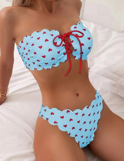 CATH | Strapless Polkadot Bikini