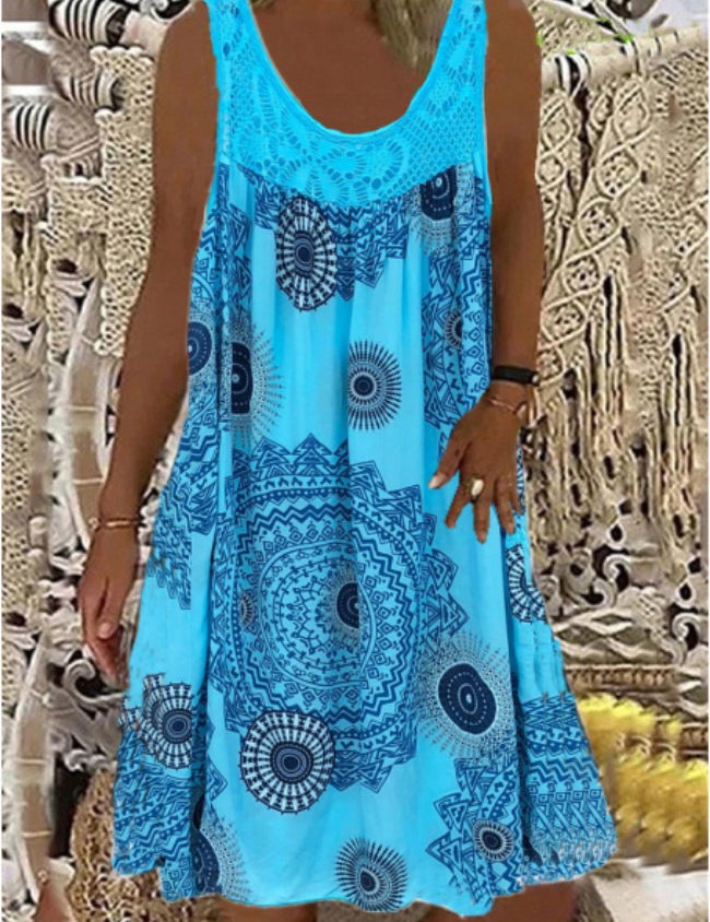 LEILANY | Sleeveless Plus Size Summer Dress