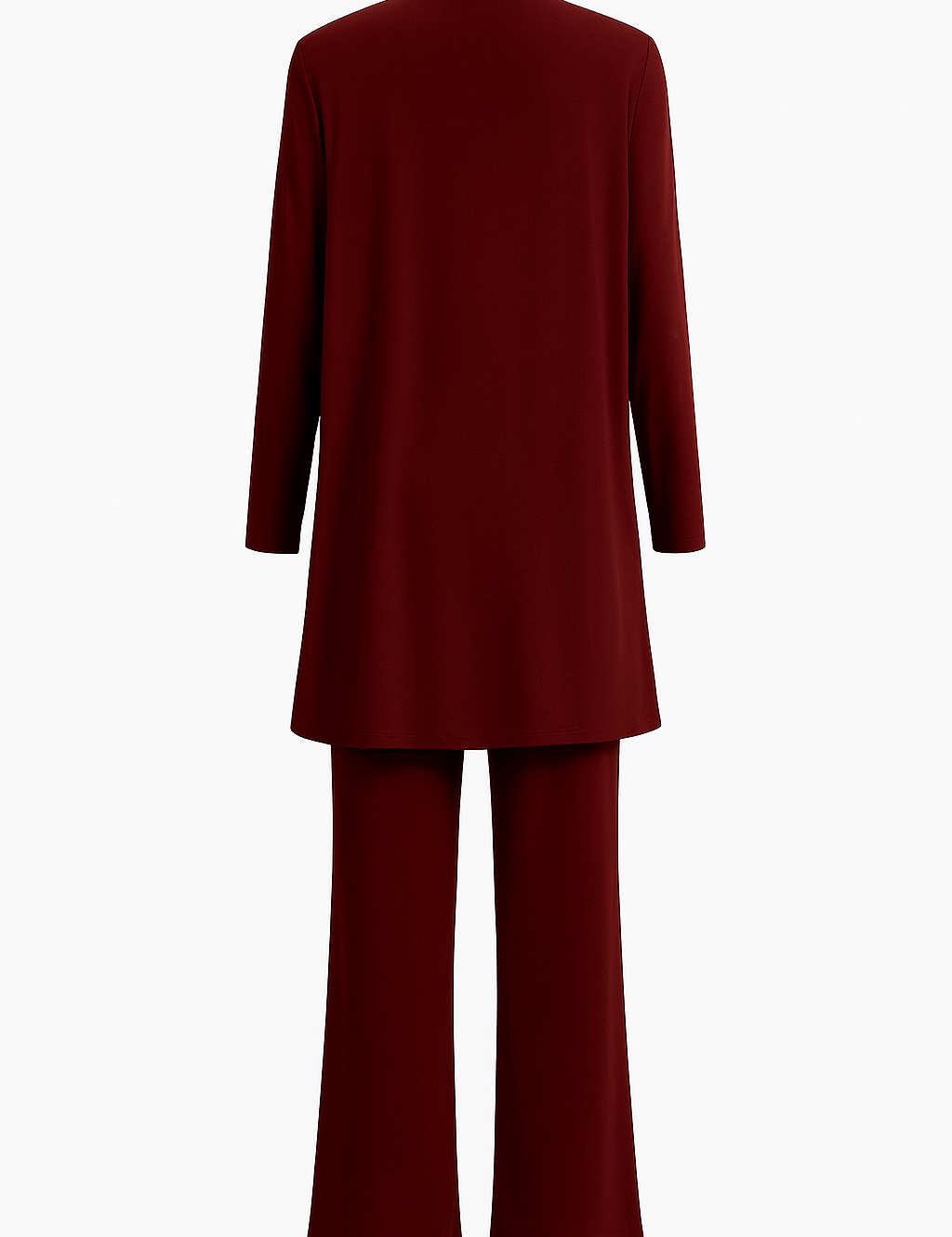 Women's 3-Piece Cardigan Set with Wide Leg Trousers - Versatile Autumn Outfit 3