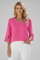 Women's Blouse - V Neckline Short Sleeve Blouse with Pocket - Stylish Summer Tops for Women 0
